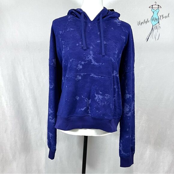 Under Armour purple journey textured terry hoodie size large - Picture 1 of 7